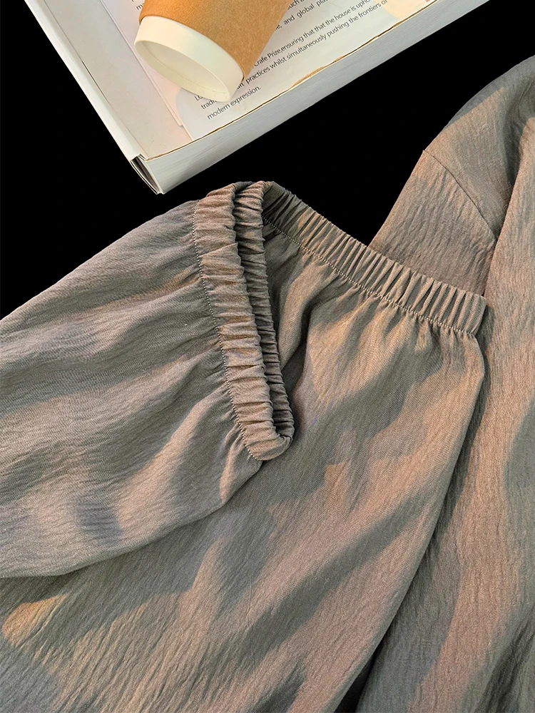 Весна и осень 2024 новые мужские пижамы из тонкого хлопка с длинными рукавами