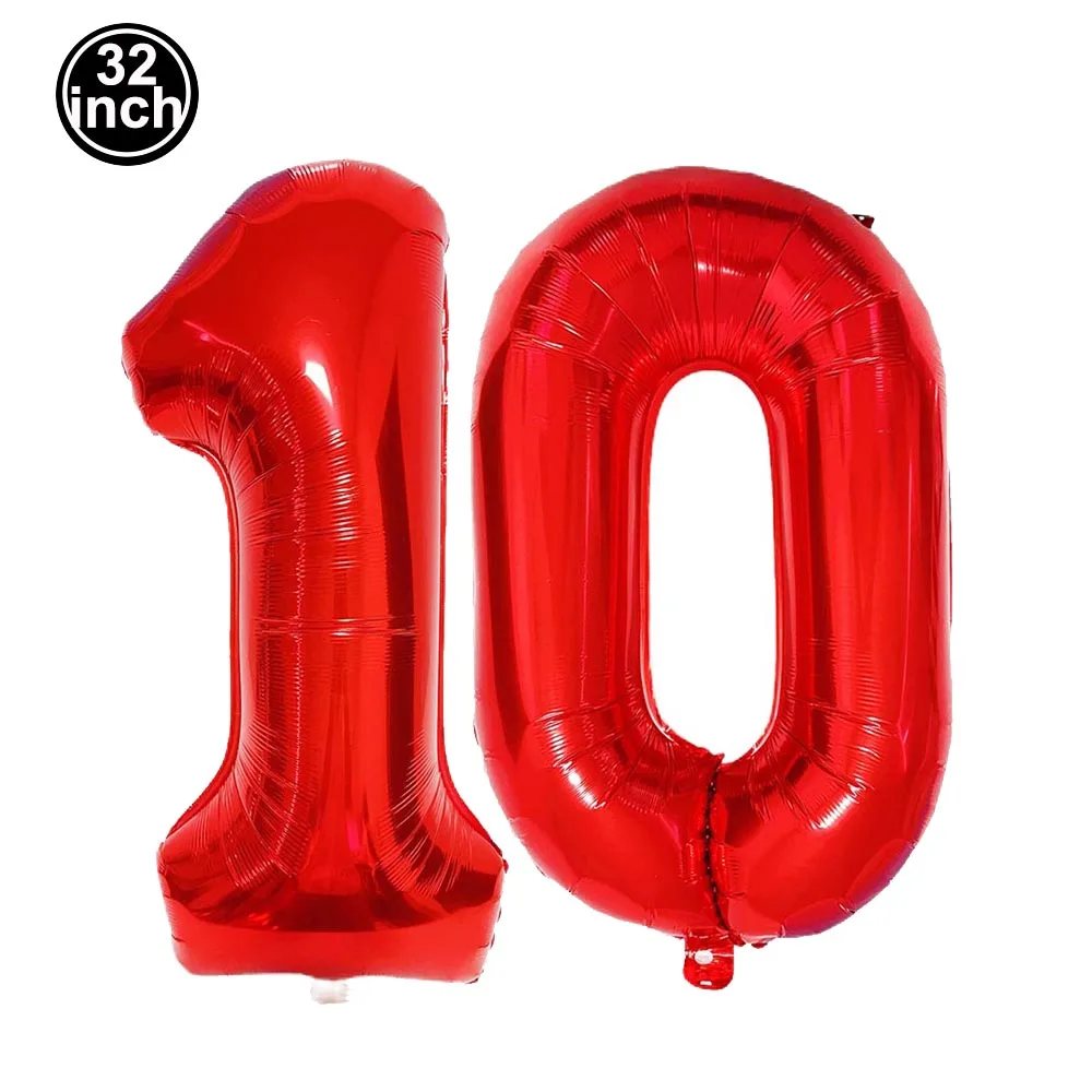 

Воздушный шар номер 10 PartiesTour 32 дюйма