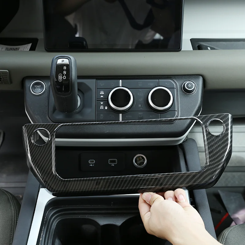 

For 20-22 Land Rover Defender air conditioning mode button box decoration car interior decoration accessories high-quality ABS