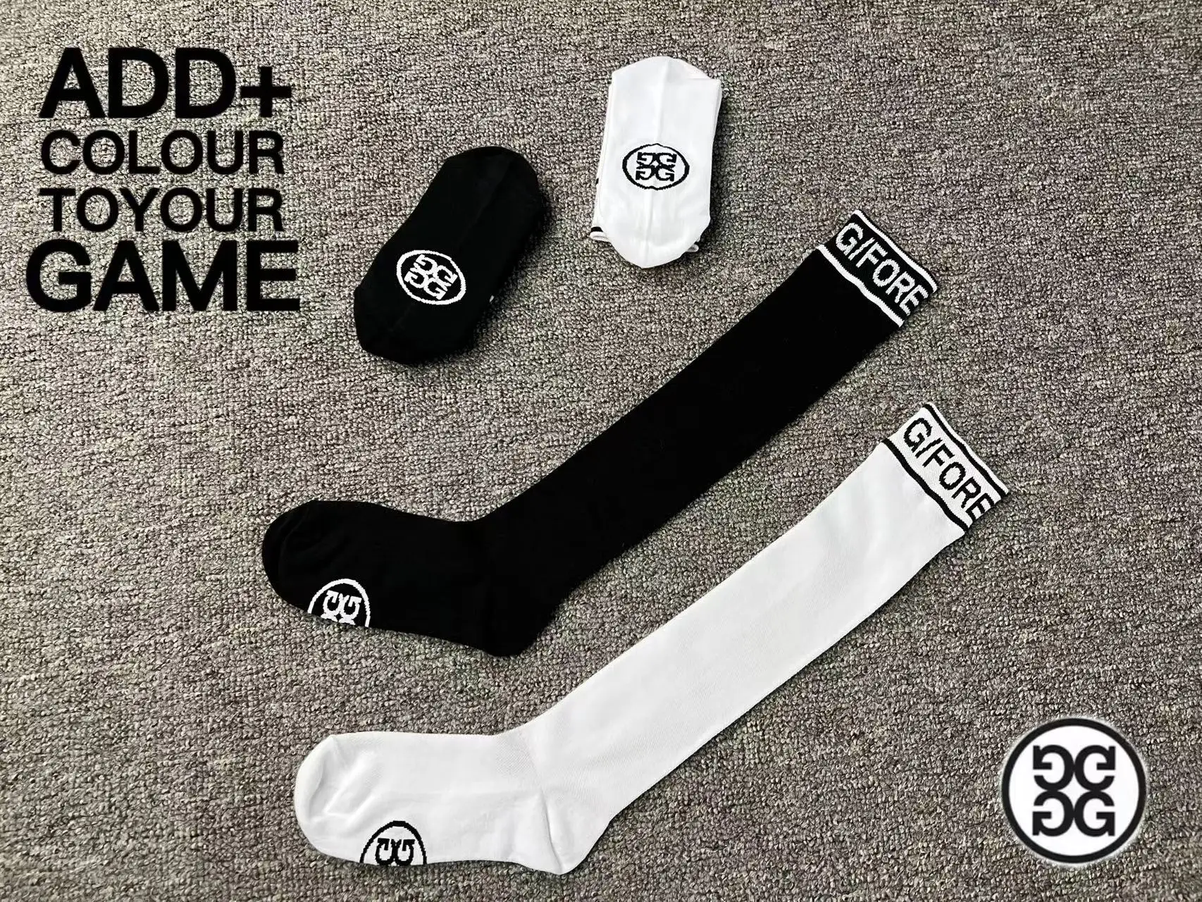 

The new GOLF ladies stockings in summer sun outdoor sports socks Golf ball Korean women's socks length 38cm