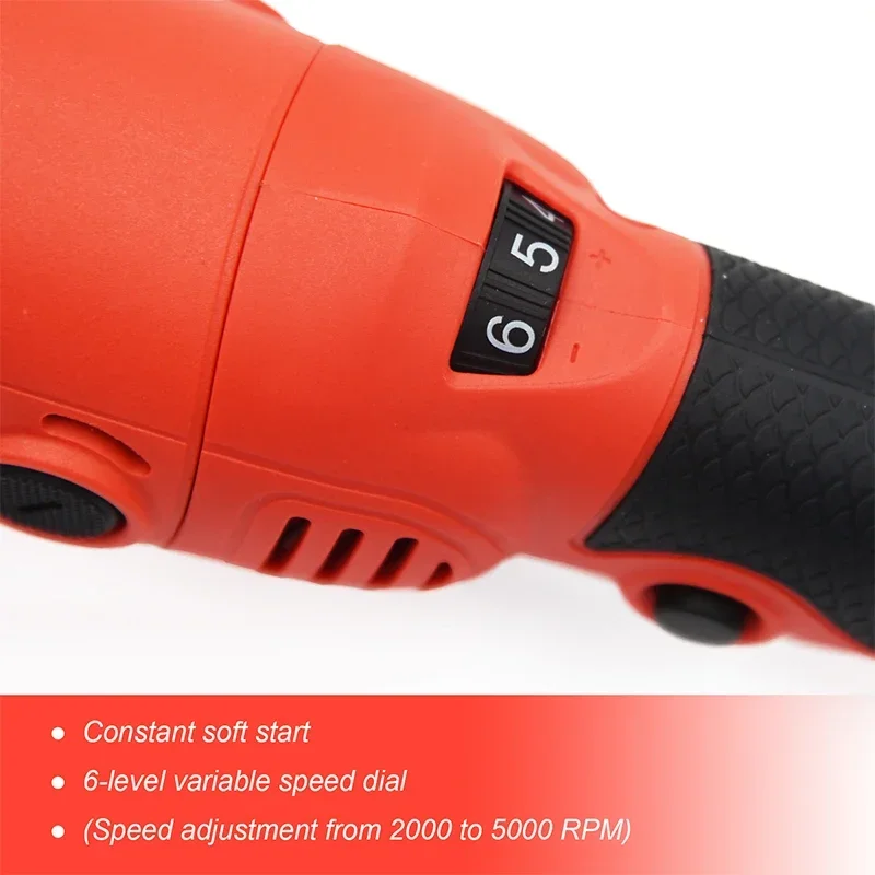 Полировщик двойного действия PLATYPUS 1000 Вт полировальный станок для автомобиля 5