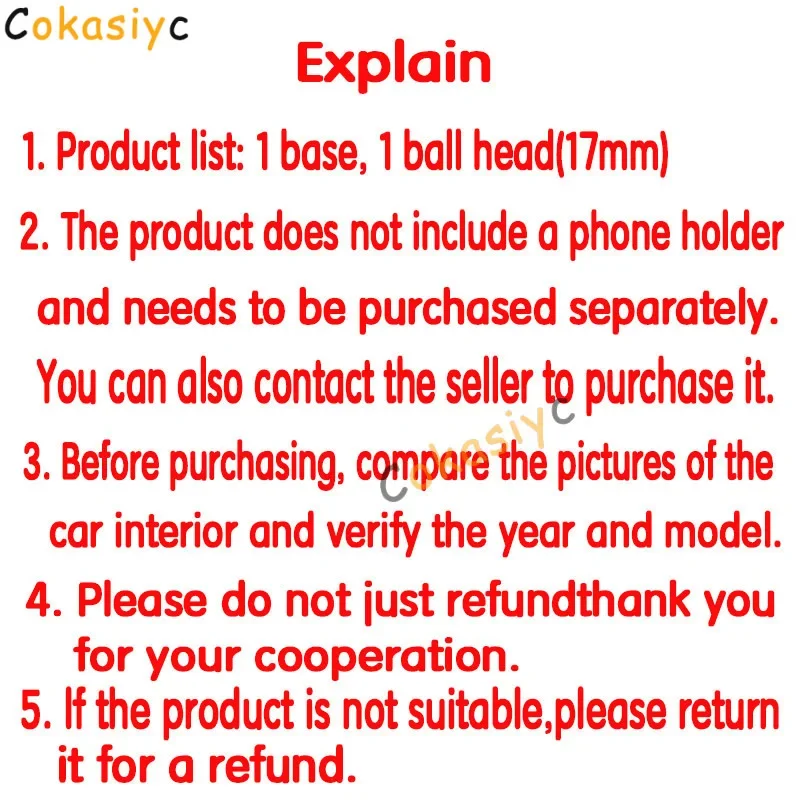 Автомобильный держатель для телефона специальные крепления Ford EDGE ST 2015-2021