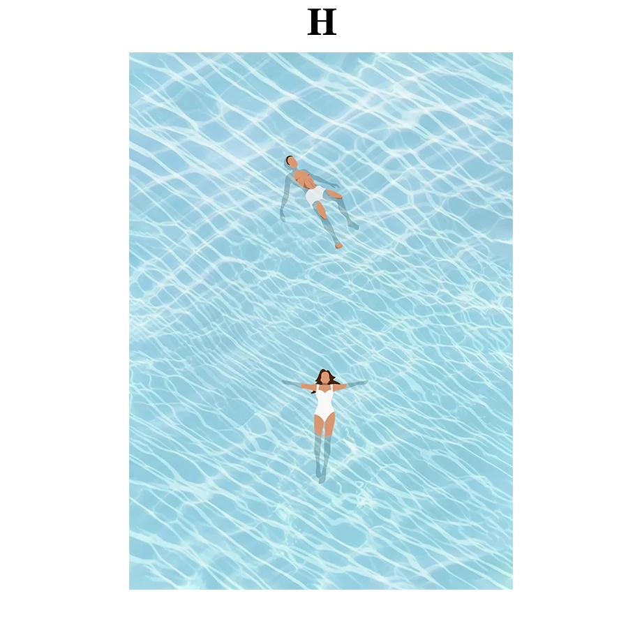 

Настенная картина Adorlafairy "Летний бассейн"