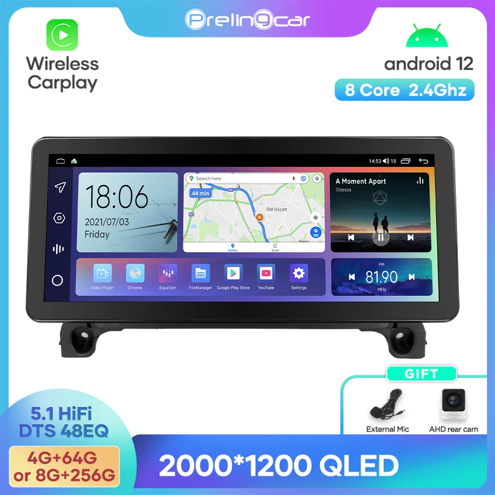 

Android 12 System Player 5.1HIFI DST 12.3“ For Geely GC9 2017-2018 Years Car Monitor 128G Carplay RDS GPS Built Radio DVD