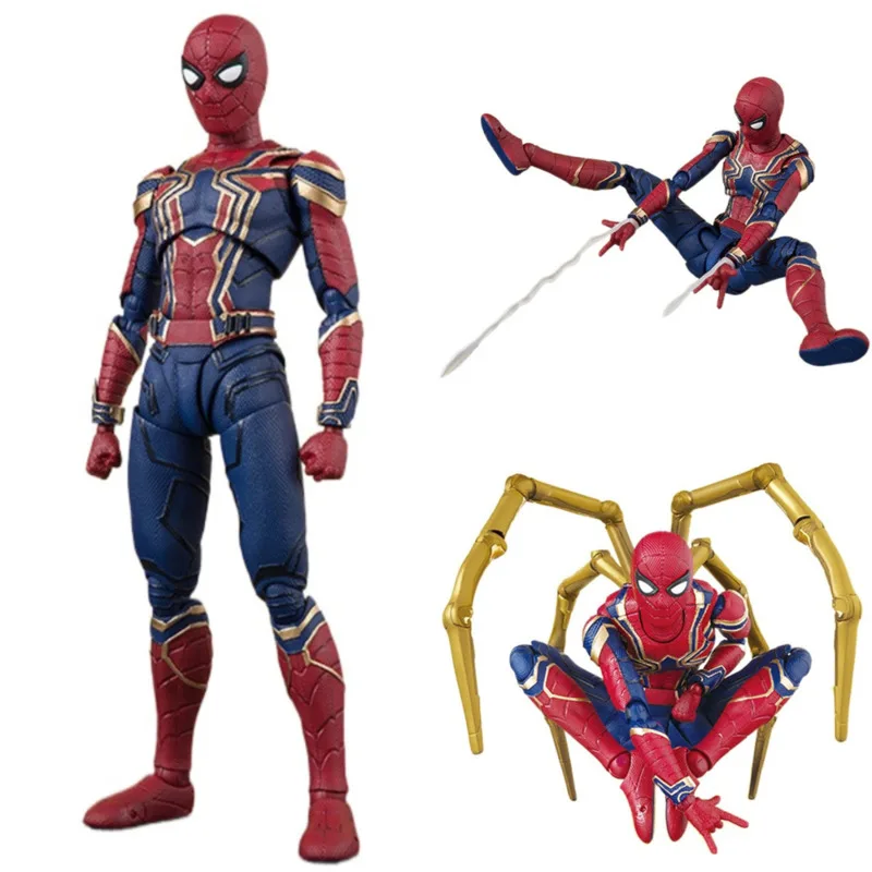 

SHFiguarts Iron Spider Man Marvel Legends The Avengers Figurine Movie Model Peter Parker Spiderman Action Figure Collection Toys