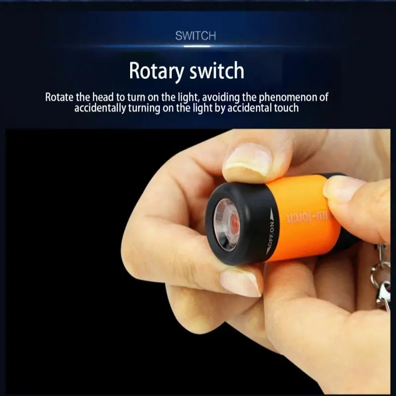 

Фонарь светодиодный карманный с USB-зарядкой и кольцом для ключей