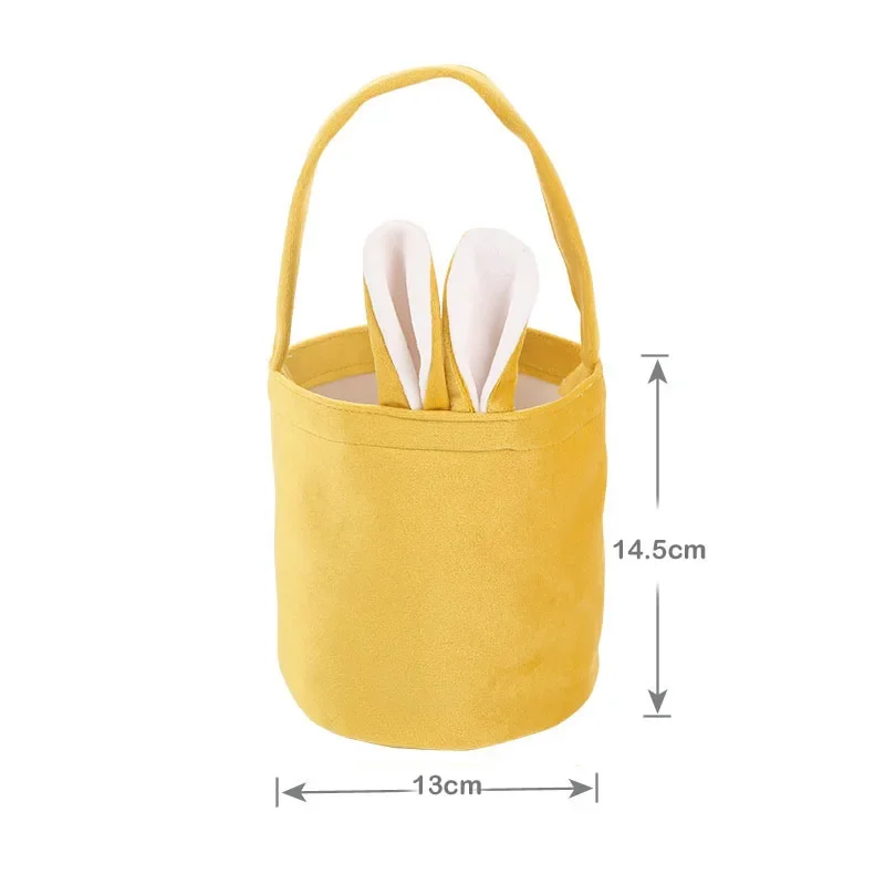 Лидер продаж розовая синяя сумка с пасхальным кроликом корзина заячьими ушками