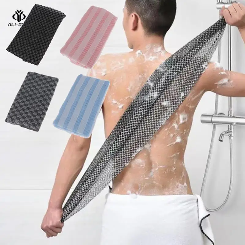 

Japanese Rubbing Washcloth Bath Brush For Back Towels Exfoliating Scrub Shower Sponge For Body Bathroom Accessories Nylon Towel