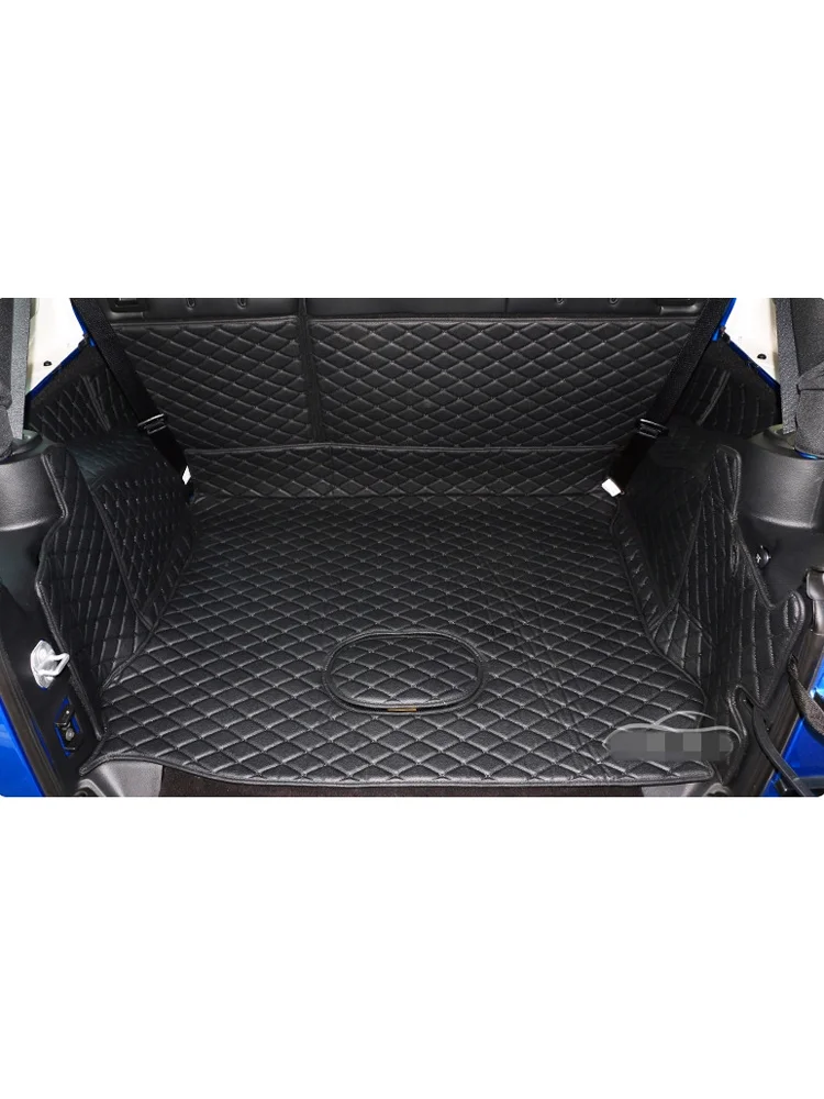 Good quality mats! Full set car trunk mats for Jeep Wrangler JK 2018-2007 waterproof cargo liner mats boot carpets,Free shipping images - 6