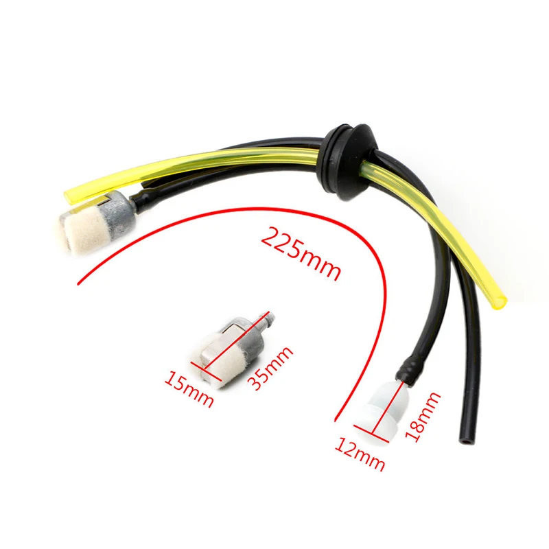 

For Echo 900103 Trimmer Part 3 Hole Fuel Gas Tank Grommet + Fuel Line + Vent Kit GT-200 GT-200 SRM-2100 SRM-210 SRM-225 HC-150