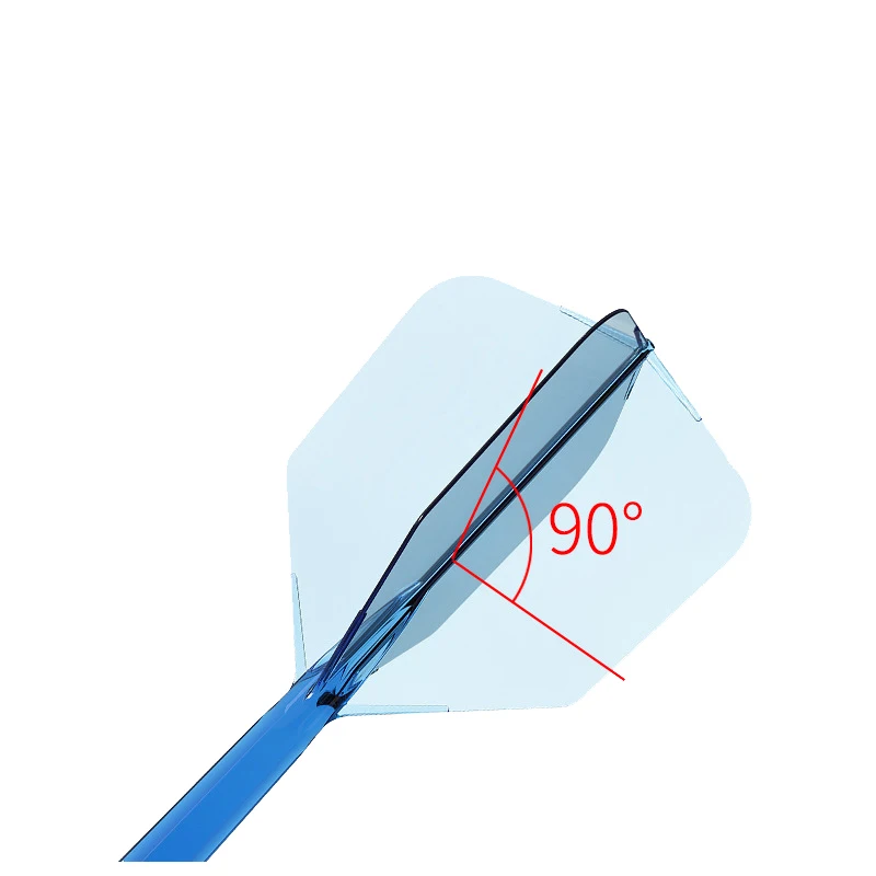 For ROST 77 Integrated Dart Shaft And Flight M Big Wing Shape 14Colors Durable Stiff Tightly Tip Darts Wings Dartboard Game