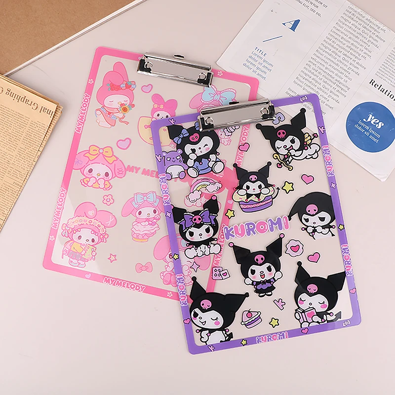 Настольная бумага для письма с зажимом Kuromi My Melody A4