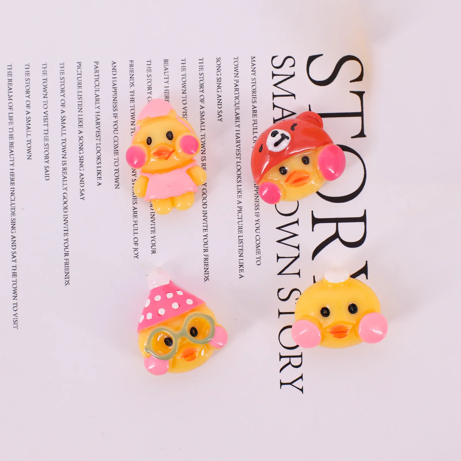 4 шт. маленькие полимерные украшения Миниатюрные модели животных с гиалуроновой