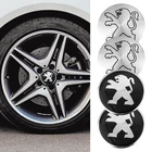 4 шт. 56 мм колпачок на ступицу колеса автомобиля, металлическая наклейка с эмблемой, аксессуары для Peugeot 206 307 308 3008 207 208 407 508 2008 5008 107 106 205