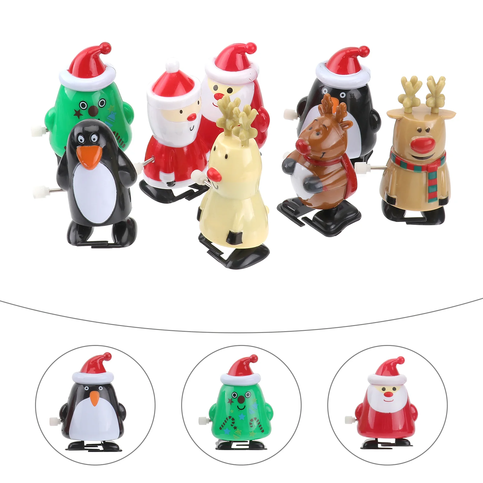 

Christmas Toys Toy Wind Clockwork Kids Santa Favors Party Stocking Stuffers Walking Holiday Jumping Windup Dancing Educational