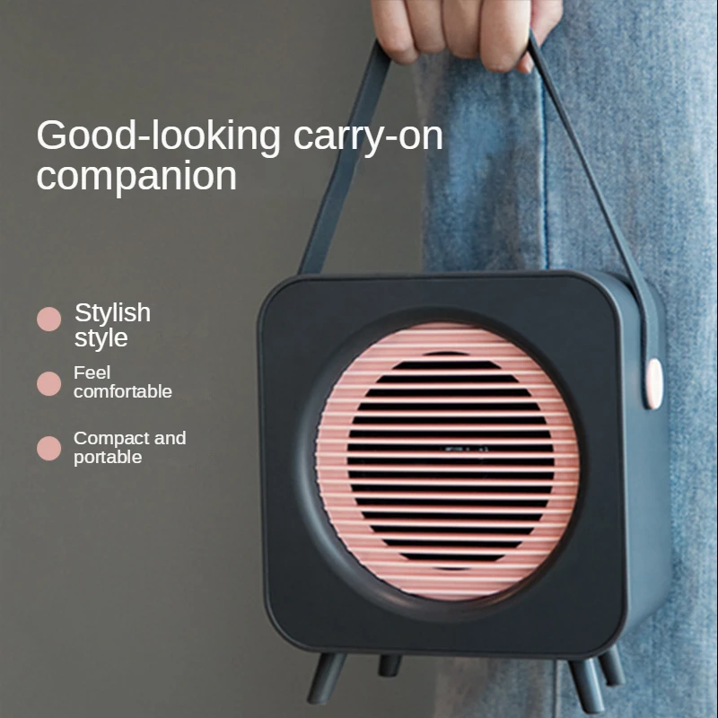 Fashionable Portable Speaker with Retro Design and Subwoofer for Home/Car
