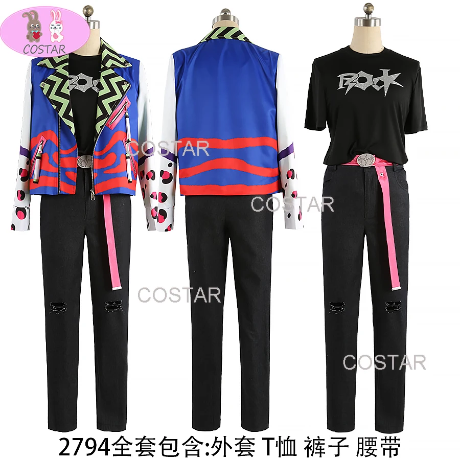 

COSTAR [индивидуальный заказ] Харизма Косплей Костюм Костюмы на Хэллоуин женский мужской костюм Пальто футболка брюки