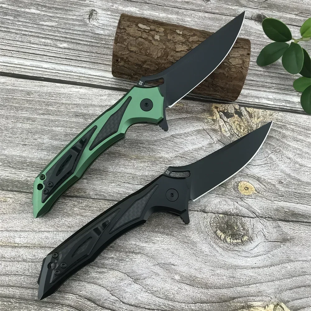 HUAAO GC003 EDC D2 Стальной Складной Карманный Нож T6 Алюминиевая Ручка Из Углеродного