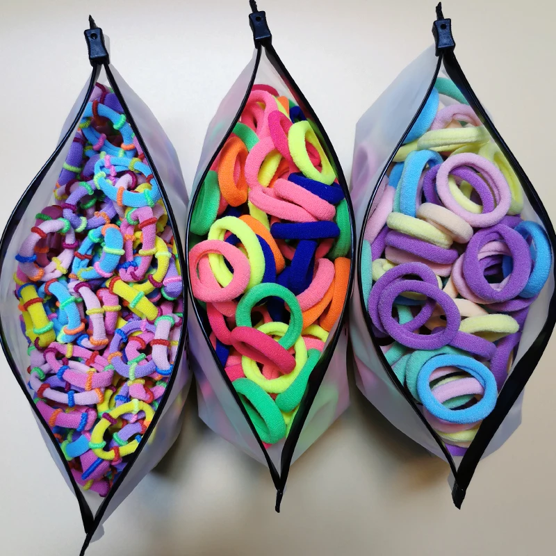 

50/100 Pcs /Pack Girls Cute Candy Solid Color Elastic Rubber Hair Bands Children Srunchies Kids Headband Hair Accessories