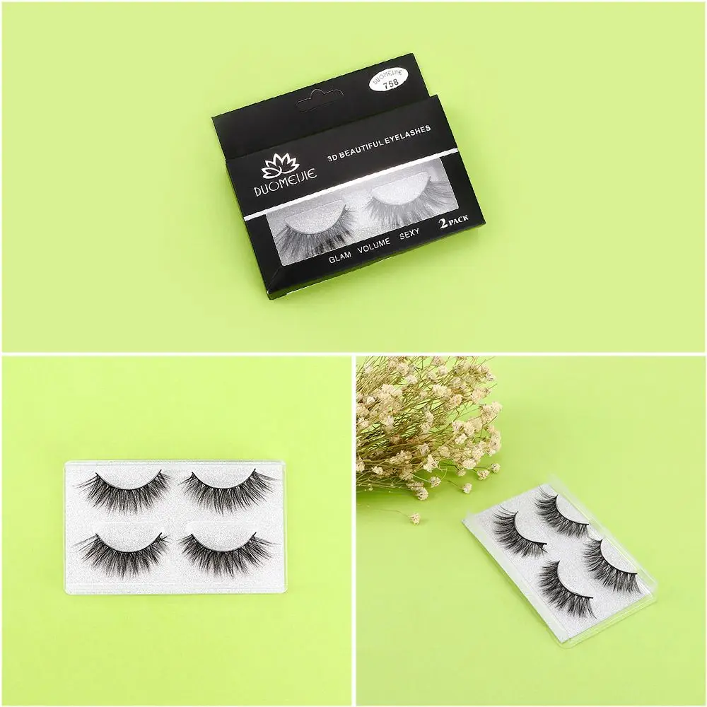 

Makeup 3D Extension Faux Mink Natural Fake Eye Lashes Volume False Eyelashes Long