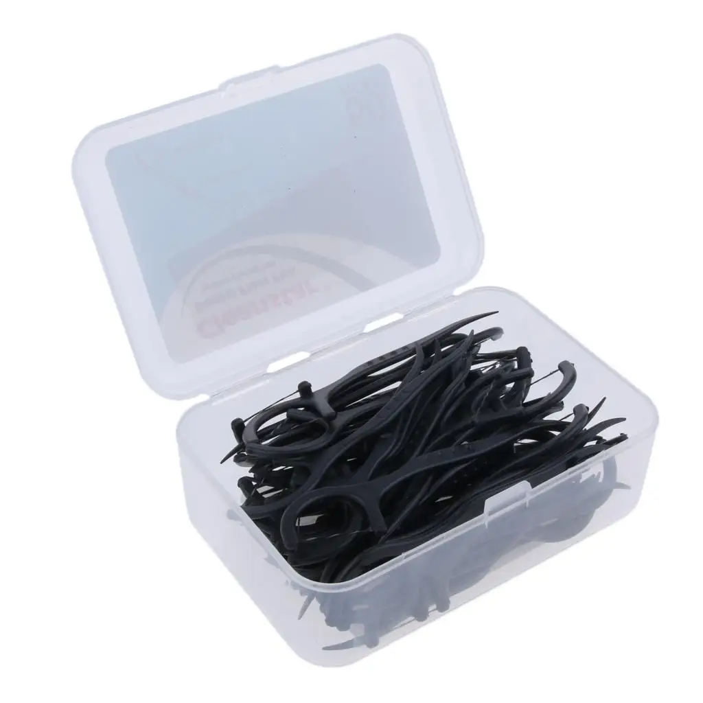 

50 шт., зубочистки из бамбукового угля