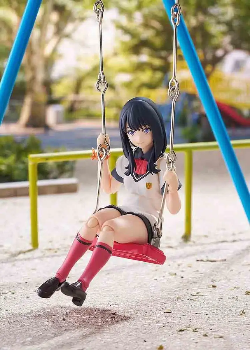 Фото Оригинальная фигурка Max Factory Figma Gridman Universe Рикка Такарада Аканэ Синджо, модель из аниме, коллекционная игрушка. №1