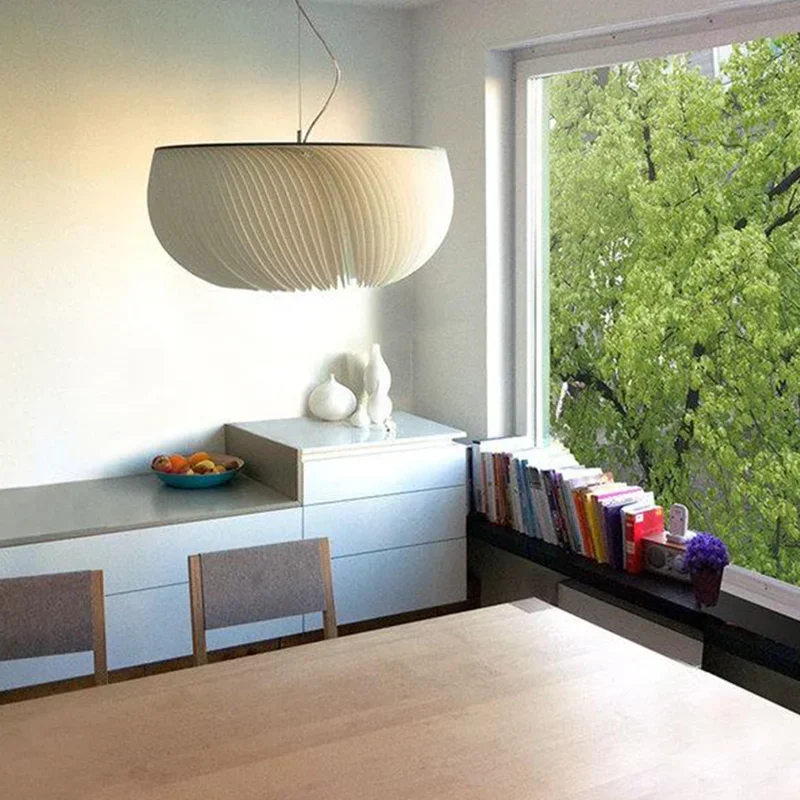 Wabi-sabi Подвесная лампа в виде пергамента для потолка креативная японская