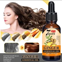 4pcs 30ml ginger hair growth nutrient solution 7 days anti loss strong the root of hair serum ginger hair loss treatment
