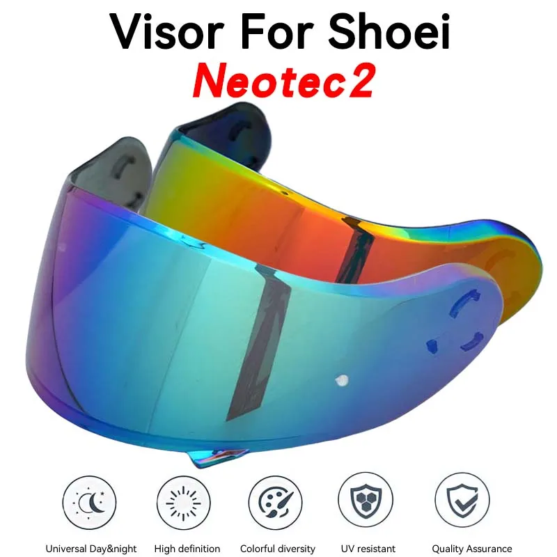 Фото Neotec 2 CNS-3 Чехол для анфасного шлема с козырьком для Shoei Neotec 2 II 301, противотуманный, серебристый, красный, черный, дымчатый, фотохромный козырек №1