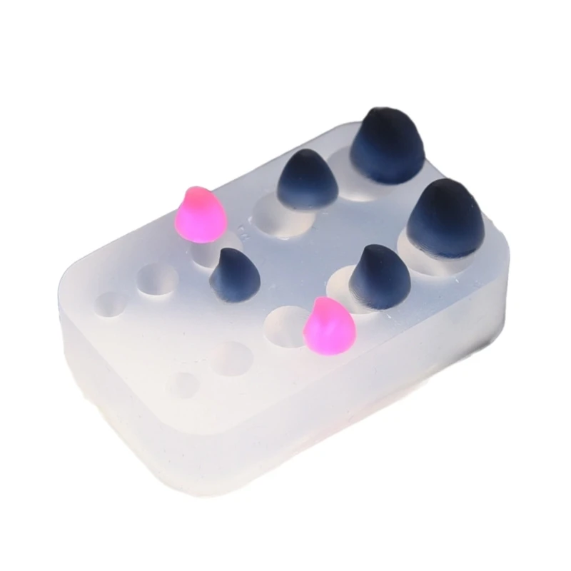 Крошечный рог дьявола силиконовая форма для изготовления ювелирных изделий