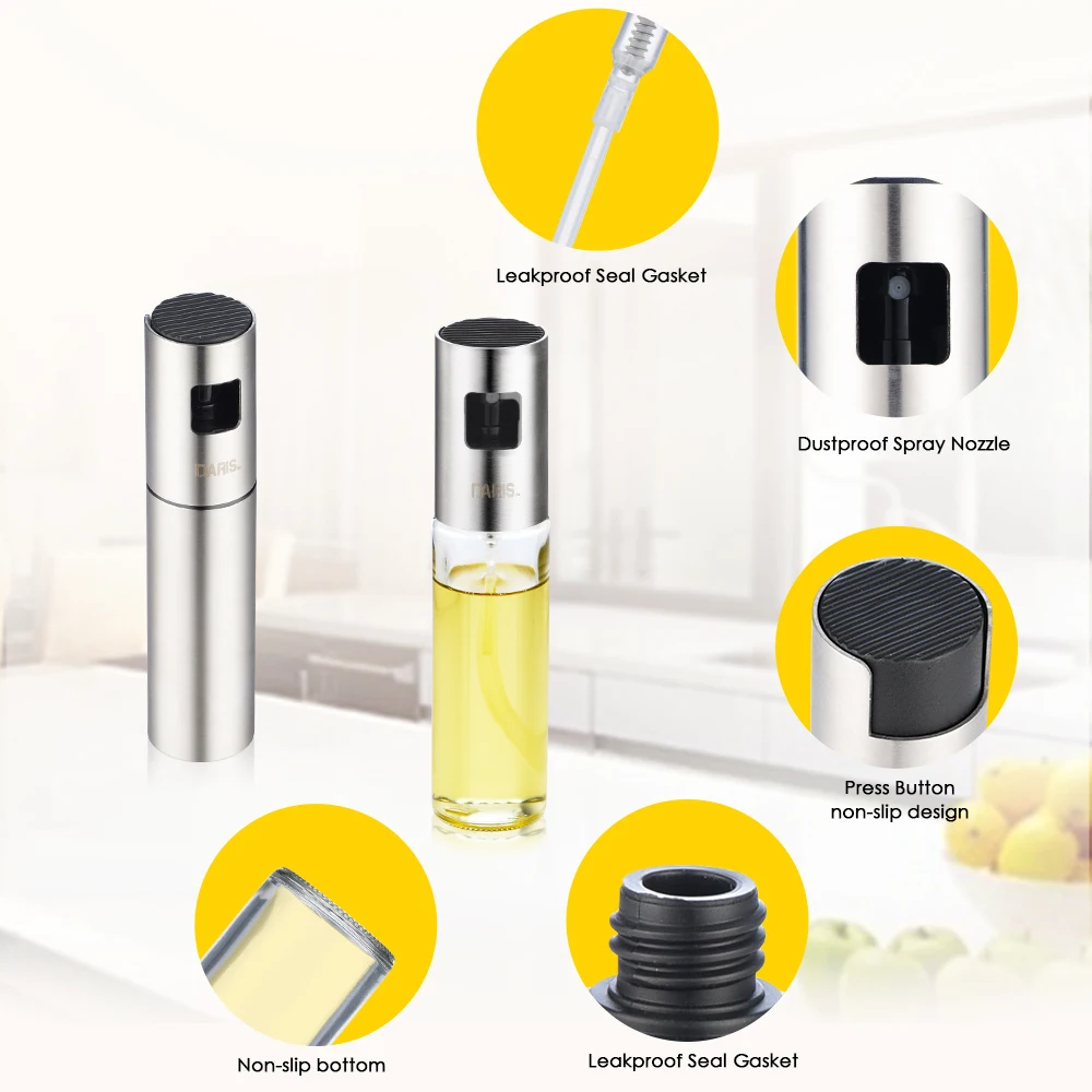Кухонная бутылка-распылитель для оливкового масла бутылки-распылители уксуса