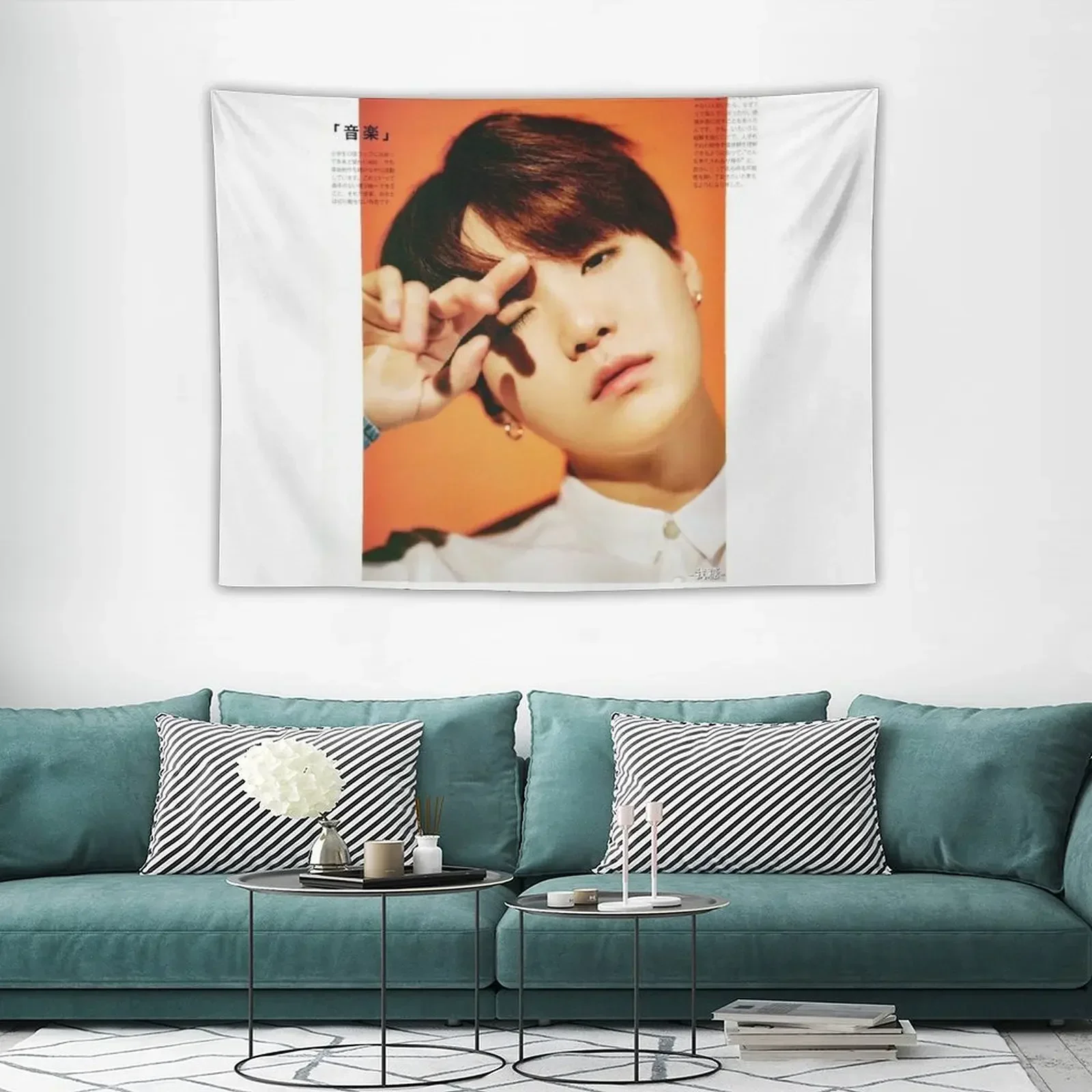 Декоративный гобелен yoongi для комнаты комнатный