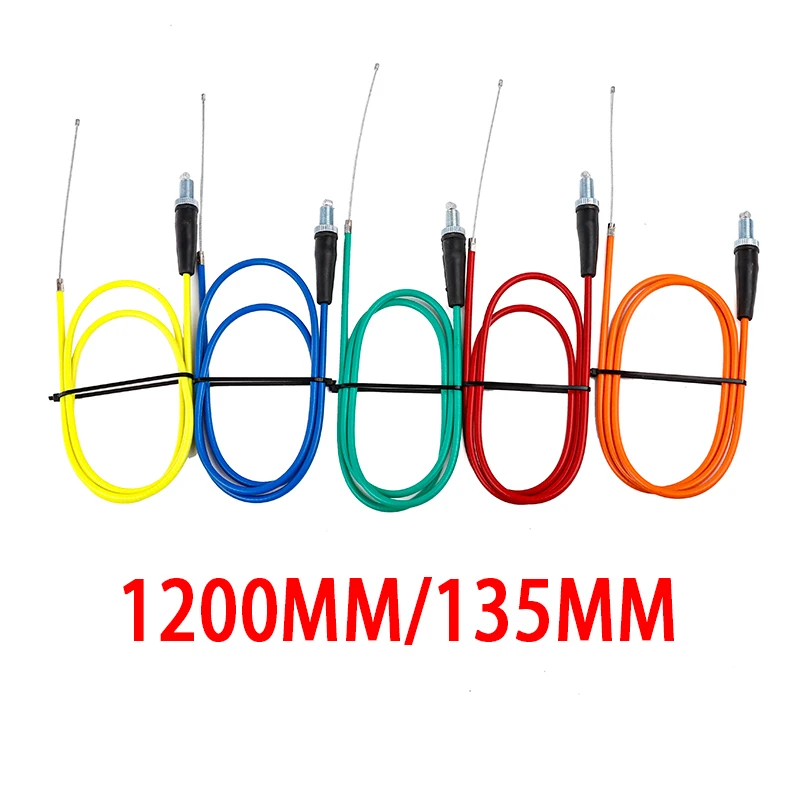 Трос дроссельной заслонки, 1200 мм, прямой, для мотоциклов XR50, CRF50, CRF70, KLX, 110, 125