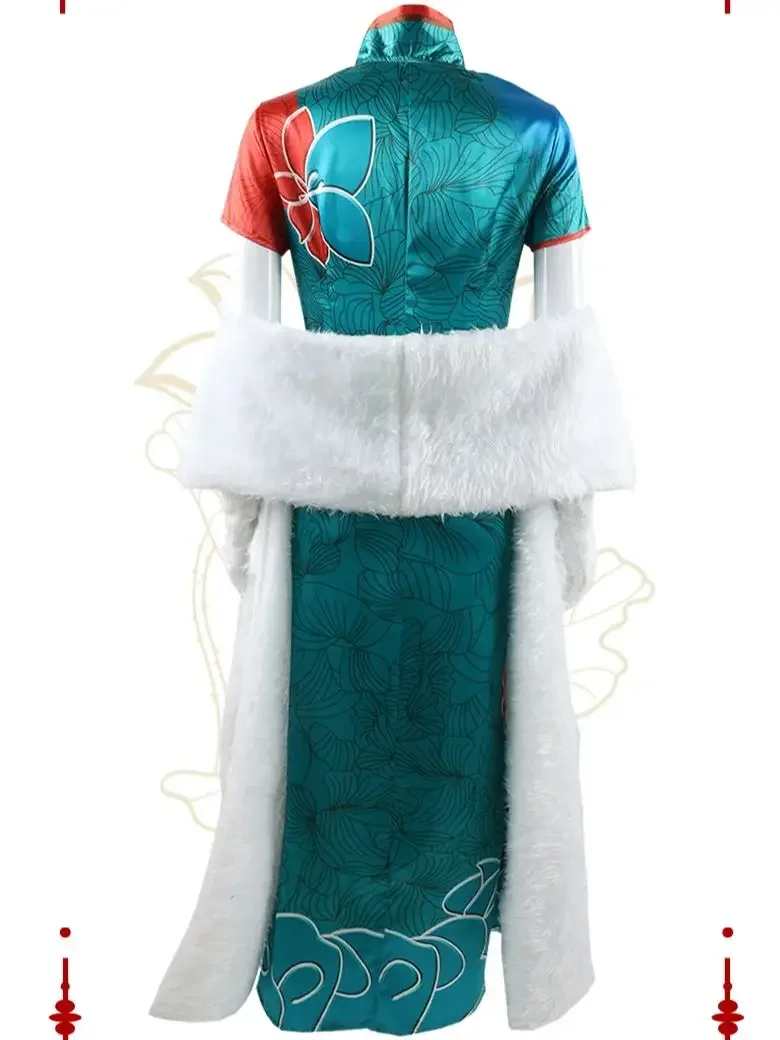 Игра Identity V Michiko Lady Thirteen костюмы для косплея аниме гейша косплей Cheongsam парики