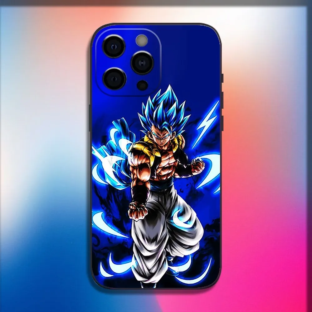 Dragons Balls Gokus Phone Case For iPhone 16 15 14 13 12 11 Pro X XS Max XR Plus Mini Soft Black Cover