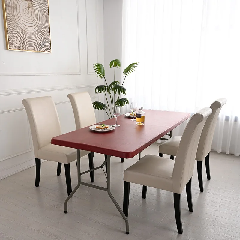 

Elastic Table Cover Long Table Wild Table Cover Elastic Belt Waterproof And Dust-proof Table Cover Table Cloth Outdoor