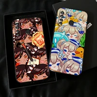 genshin impact project game phone case for samsung galaxy s20 s20fe s20 ulitra s21 s21fe s21 plus s21 ultra funda