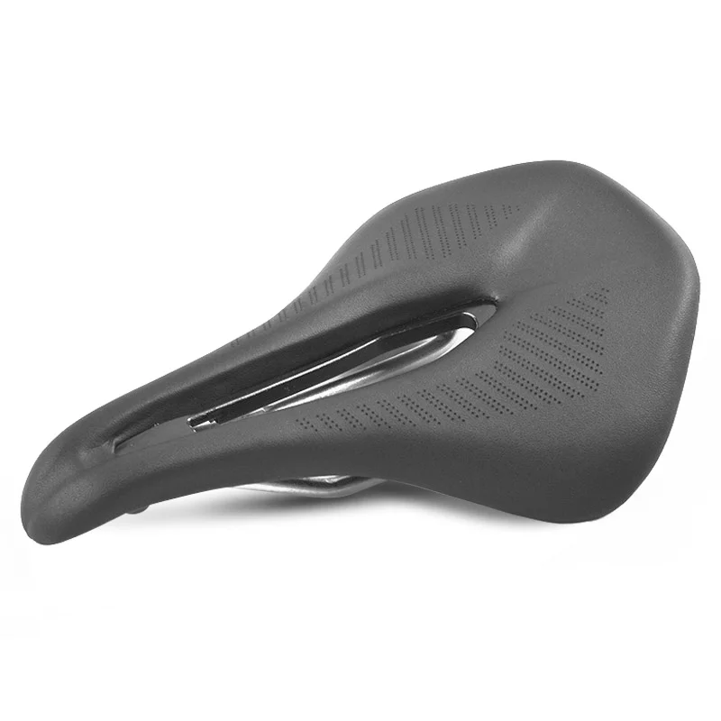 

Bicycle Saddle Comfortable Mountain/MTB Road Bike Seat Leather Surface cushion Soft Shockproof Bike Saddle Bicycle parts