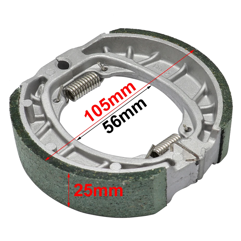 Комплект задних тормозных колодок барабан 105 мм комплекты для Honda CG125 CG125L CG125X GY6 50cc
