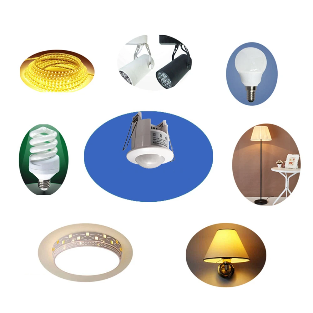 

IP65 Recessed PIR Ceiling Occupancy Motion Sensor Detector Light Switch 360° Home Improvement Electrical Supplies