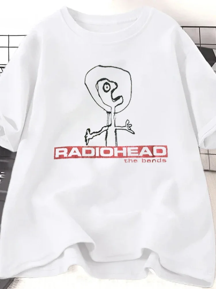 Женская Винтажная Футболка с принтом круглым вырезом и коротким рукавом