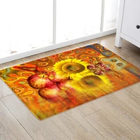 living room bedroom lounge rug sunfloweranti slip flannel carpet kitchen bathroom entrance door mat home decor