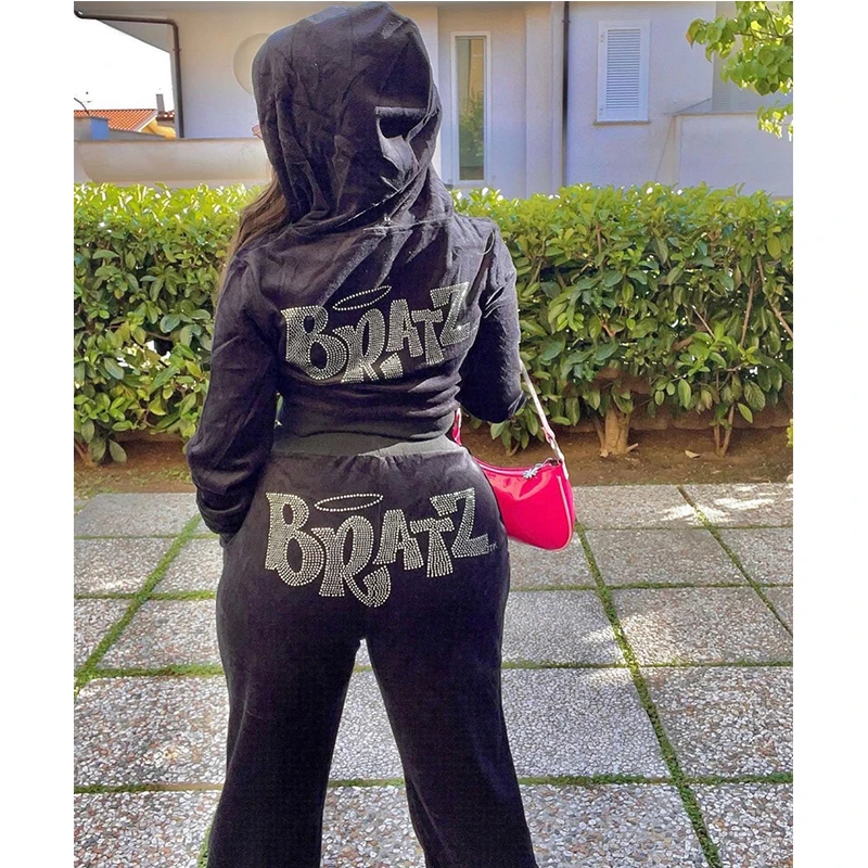 Y2k блестящие Флисовые Толстовки на молнии для женщин |