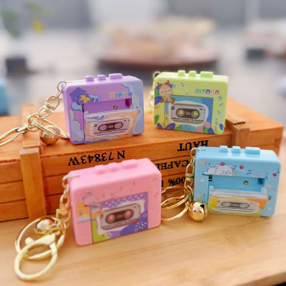 Кассетный рекордер Ретро-магнитофон Брелок Записываемый Винтаж Запись