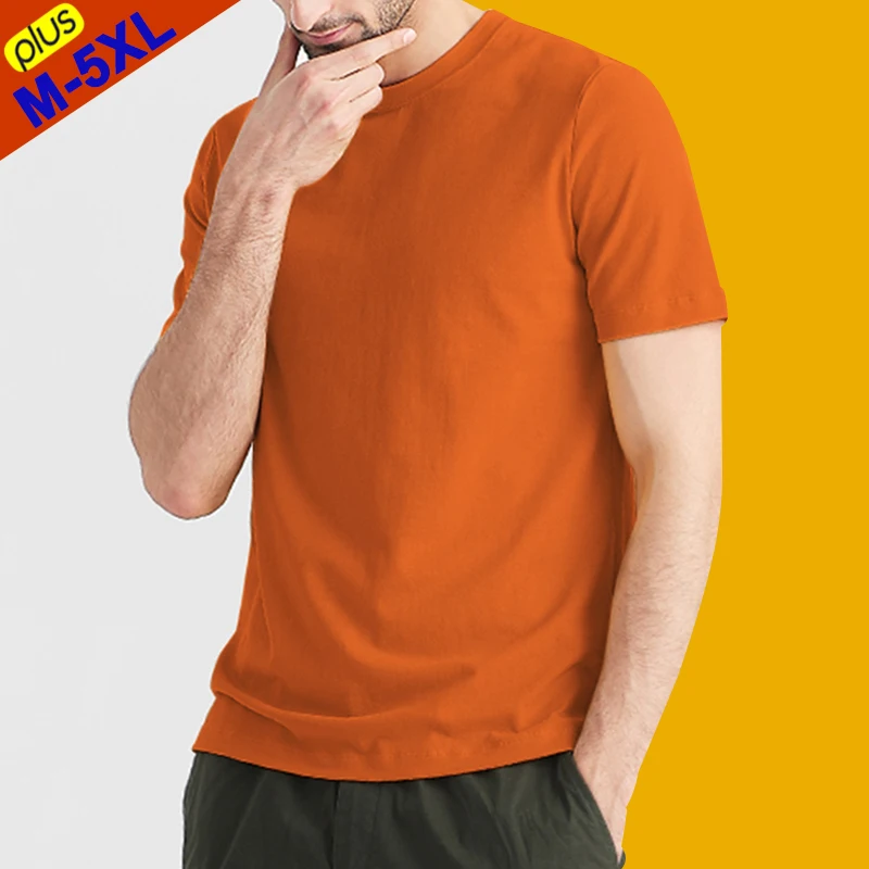 Футболка Мужская/женская из чистого хлопка Однотонная рубашка брендовая одежда