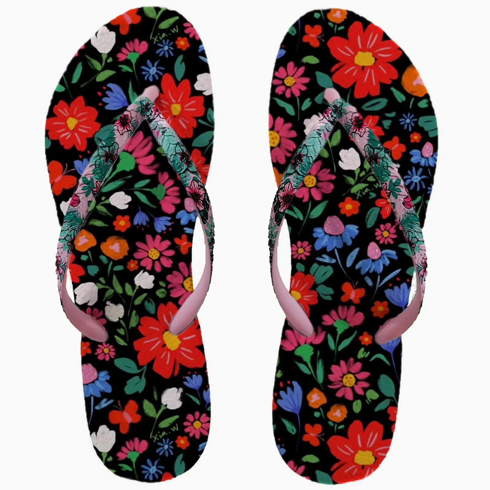 Сандалии пляжные женские летние шлепанцы на нескользящей подошве из ЭВА