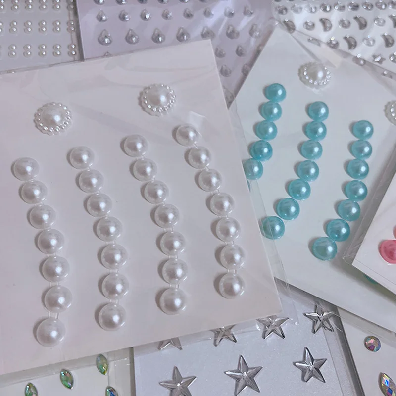 

Makeup Diamond Eyes Resin Drill Eye Stickers Face Festival DIY Body Crystal Gems Tattoo Adhesive Rhinestone DIY Light Luxury