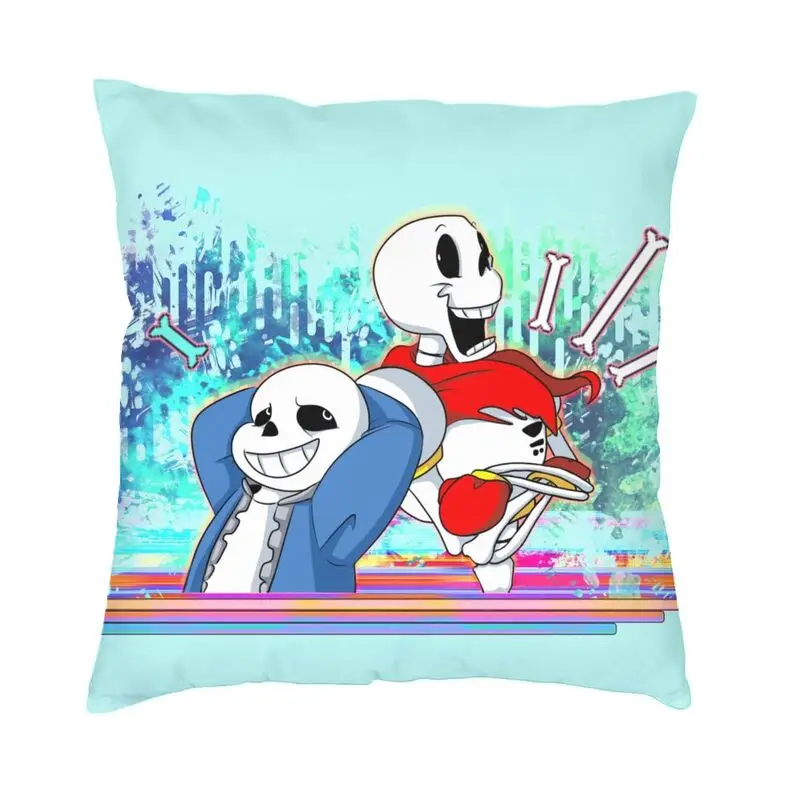 Квадратная наволочка Skelebros Undertale для диванной подушки 45x45 см |