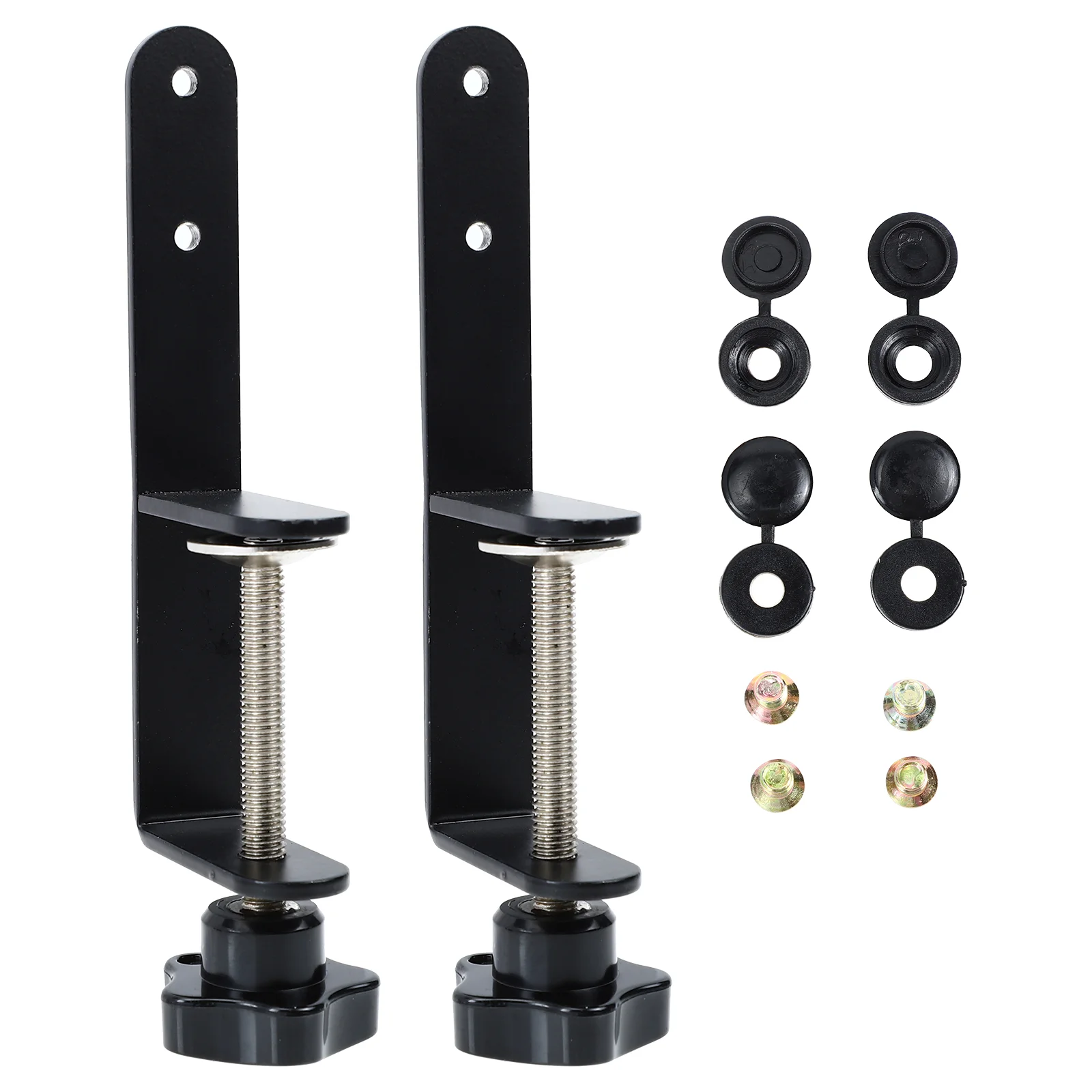 

No Punching Mounting Clips Desktop Accessories Pegboard Hook Locks Metal