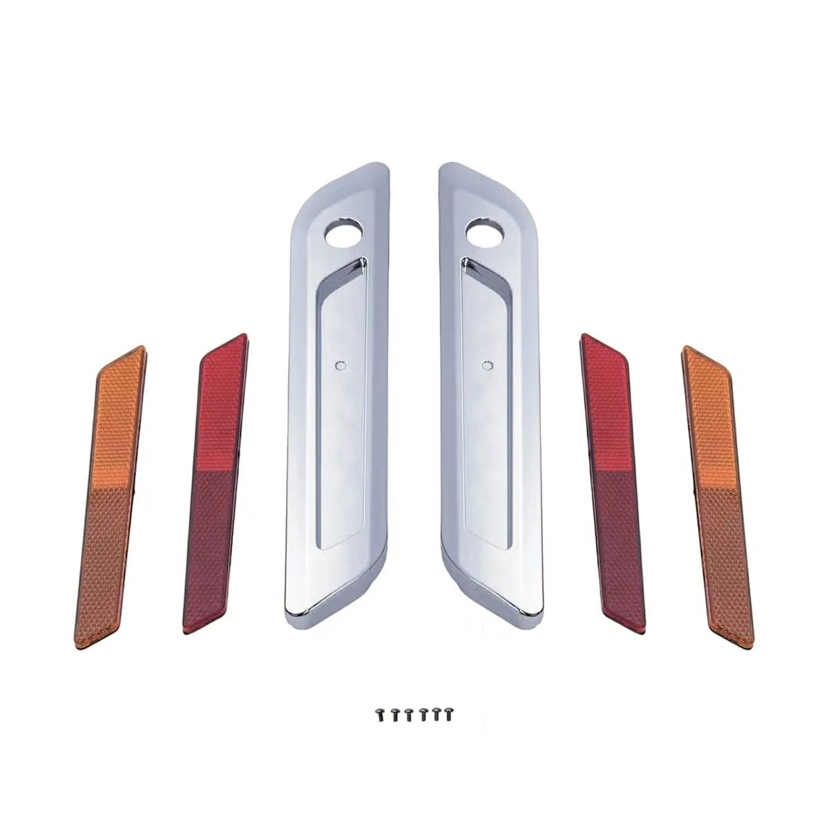 

Для Harley Davidson CVO 2023-2025 2024 Touring Road Glide ST Street Glide ультра жесткая седельная сумка с защелкой, черный хром